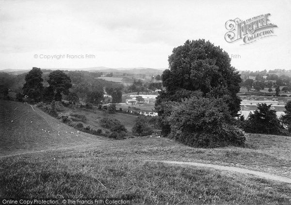 Photo of Newton Abbot, View In Fields 1922