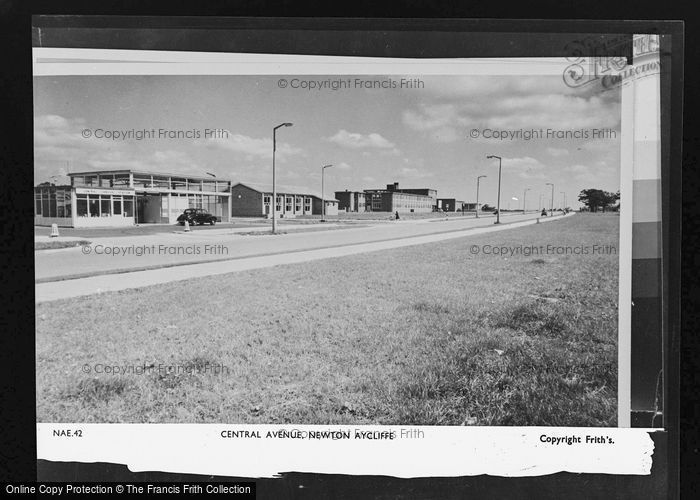 Photo of Newton Aycliffe, Central Avenue c.1955