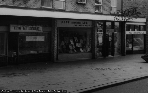 Photo of Newton Aycliffe, Shopfronts, Beveridge Way c.1960