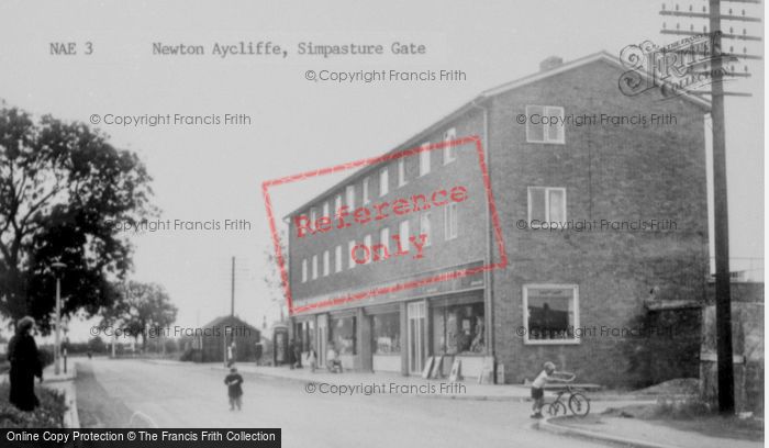 Photo of Newton Aycliffe, Simpasture Gate c.1955