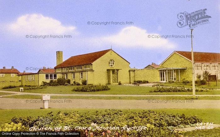 Photo of Newton Aycliffe, St Clare's Parish Church c.1960