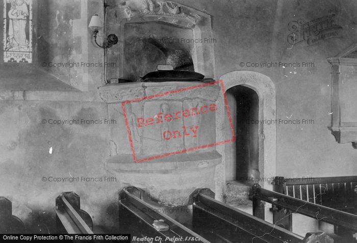 Photo of Newton, Church Pulpit 1901