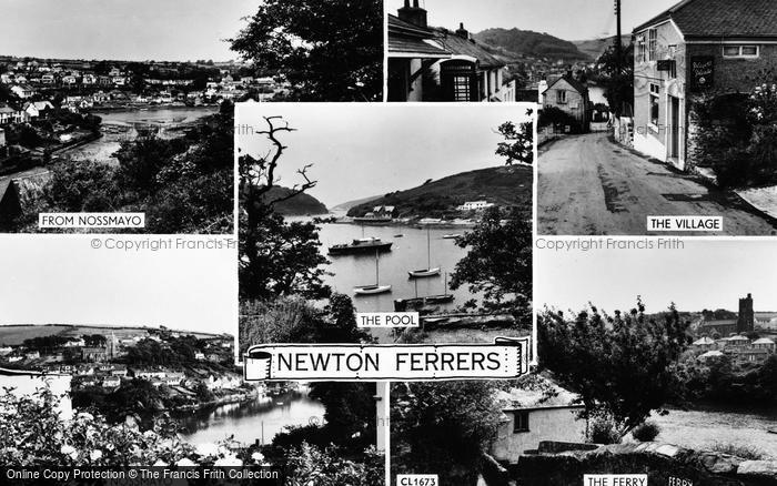 Photo of Newton Ferrers, Composite c.1960