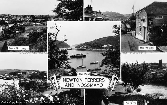 Photo of Newton Ferrers, Composite c.1960