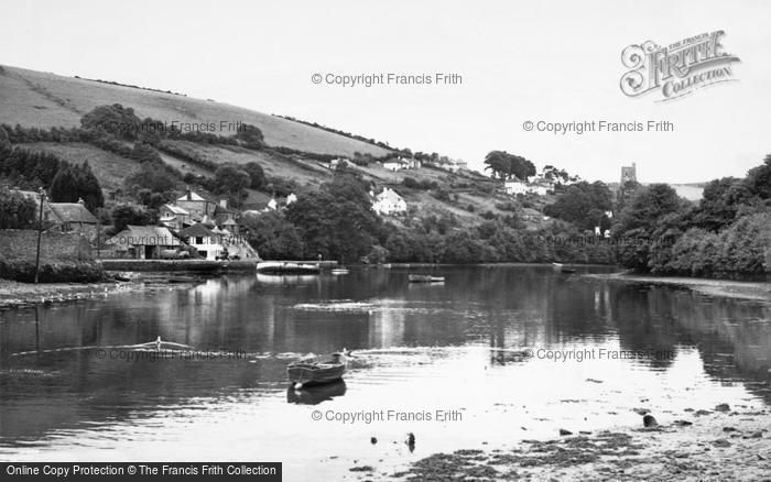 Photo of Newton Ferrers, View From Bridgend c.1955