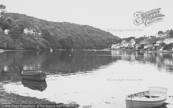 Photo of Newton Ferrers, View From Bridgend c.1955