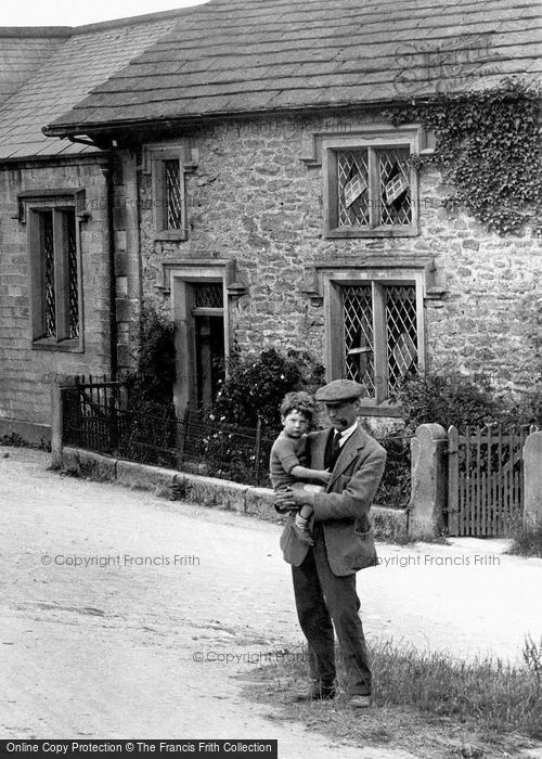 Photo of Newton In Bowland, Father And Son 1922