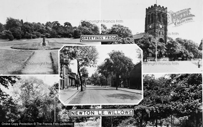 Photo of Newton Le Willows, Composite c.1955