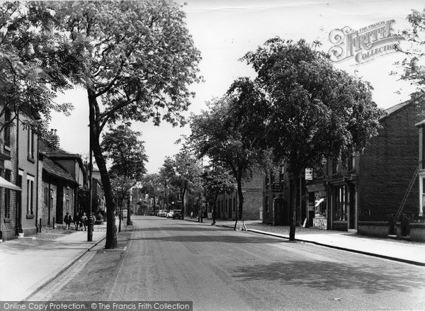 Photo of Newton Le Willows, High Street c.1955