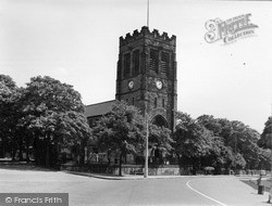 St Peter's Church c.1955, Newton-Le-Willows