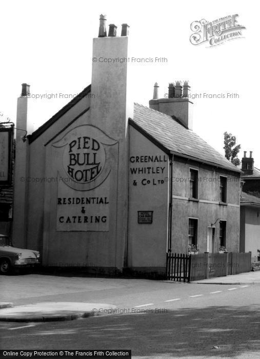 Photo of Newton Le Willows, The Pied Bull Hotel, High Street c.1965