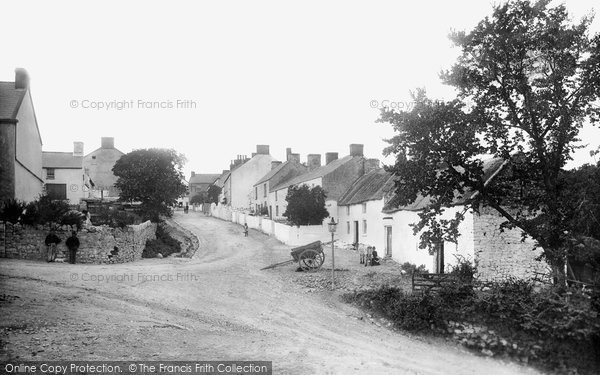Photo of Newton, Newton Road From Southgate Lane 1893