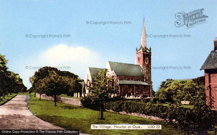 Photo of Newton On Ouse, All Saints Church c.1960 