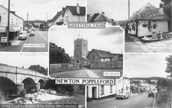 Photo of Newton Poppleford, Composite c.1960