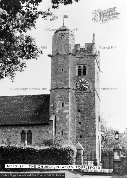 Photo of Newton Poppleford, The Church c.1955