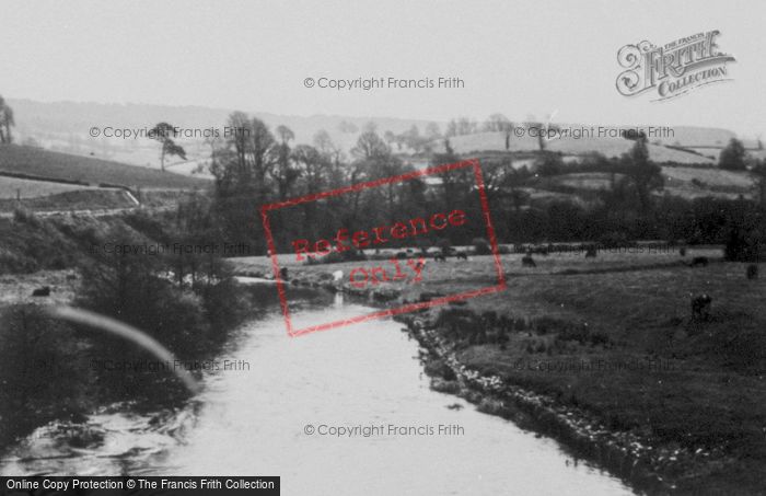 Photo of Newton Poppleford, The River c.1950