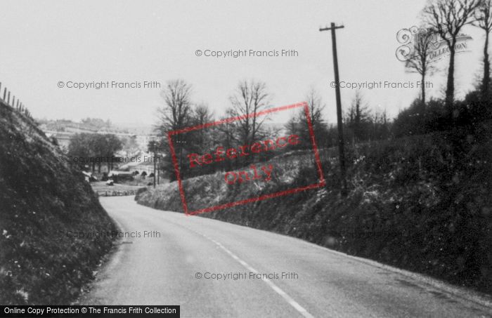 Photo of Newton Poppleford, The View From The Cutting c.1950