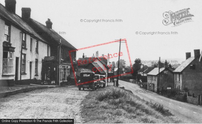 Photo of Newton Poppleford, The Village c.1955