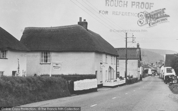 Photo of Newton Poppleford, The Village c.1955