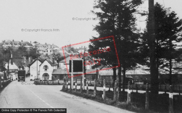 Photo of Newton Poppleford, The Village From The Railway c.1950
