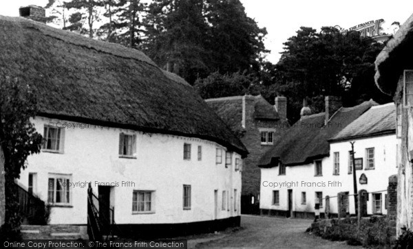 Photo of Newton St Cyres, The Village c.1955