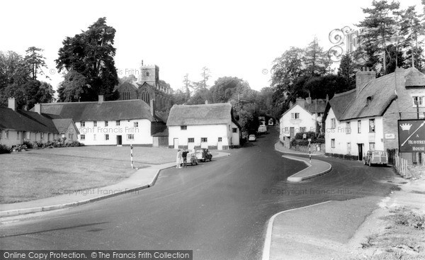 Photo of Newton St Cyres, The Village c.1960