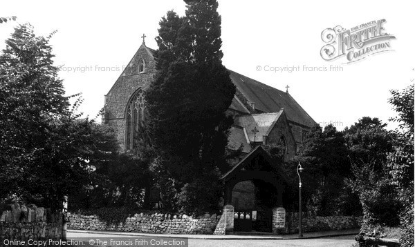 Photo of Newton, St Peter's Church c.1955