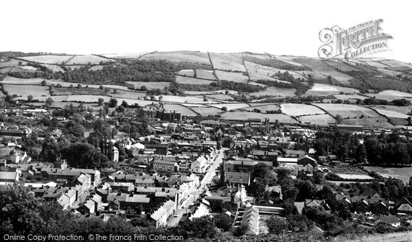 Photo of Newtown, From Bryn Bank c.1960