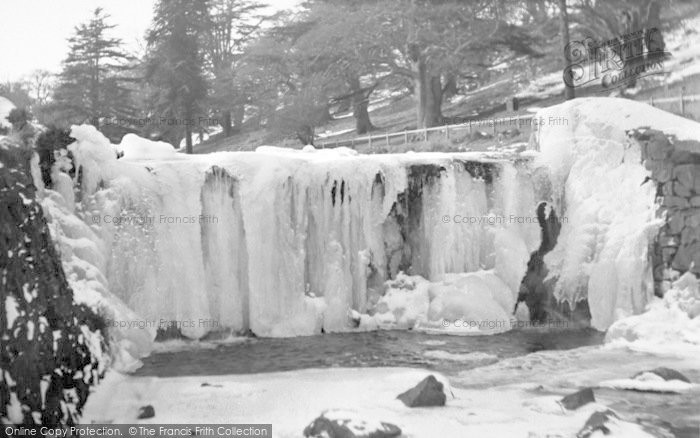 Photo of Newtown Linford, Frozen Waterfall, Bradgate Park c.1960
