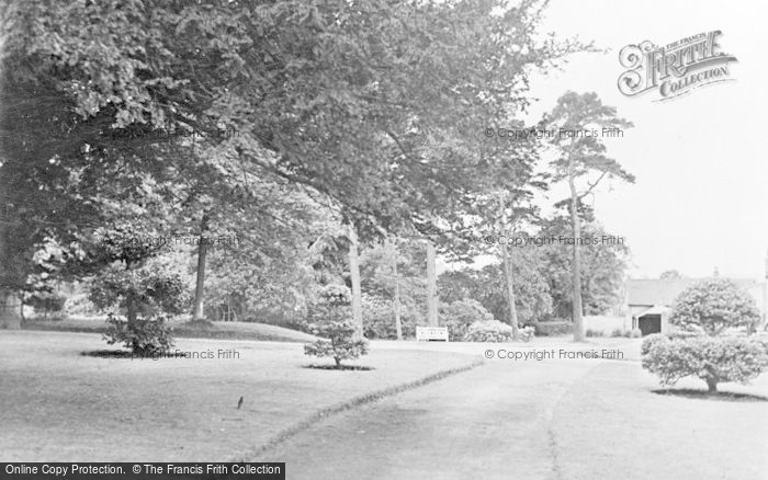 Photo of Newtown, The Council Grounds Gardens c.1950