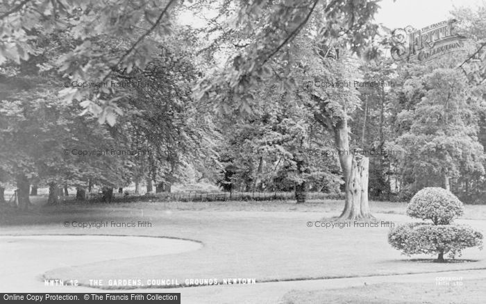 Photo of Newtown, The Gardens, Council Grounds c.1950