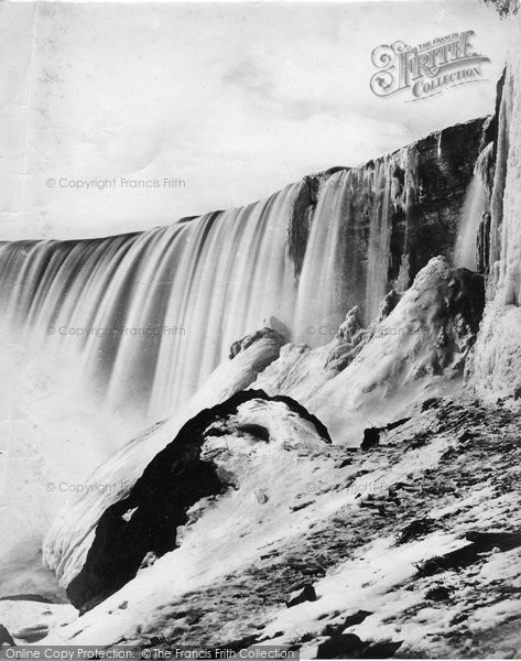Photo of Niagara Falls, Luna Island c.1872