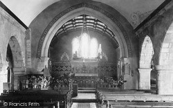 Church Interior c.1900, Niton