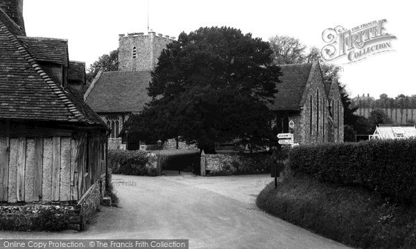 Photo of Nonington, Church Of St Mary The Virgin c.1955