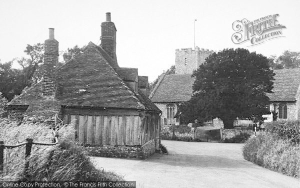 Photo of Nonington, The Church And Toll House c.1955