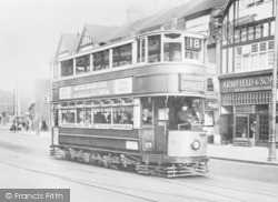 Tram, London Road c.1930, Norbury