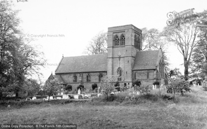 Photo of Norley, St John's Church c.1960