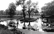 Normanton, Haw Hill Park, the Pond c1955