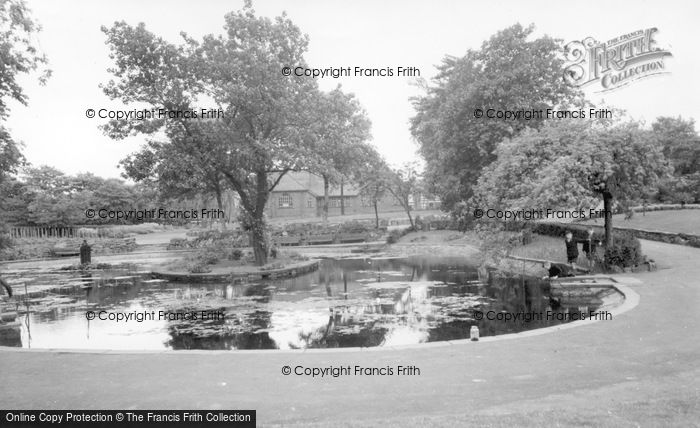Photo of Normanton, Haw Hill Park, The Pond c.1955