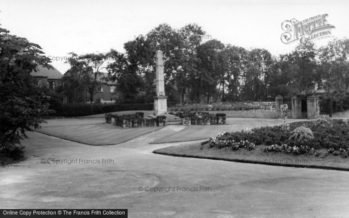 Photo of Normanton, Haw Hill Park, War Memorial c.1965
