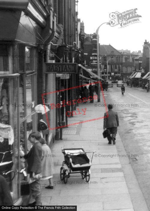 Photo of Normanton, High Street, Window Shoppers  c.1965