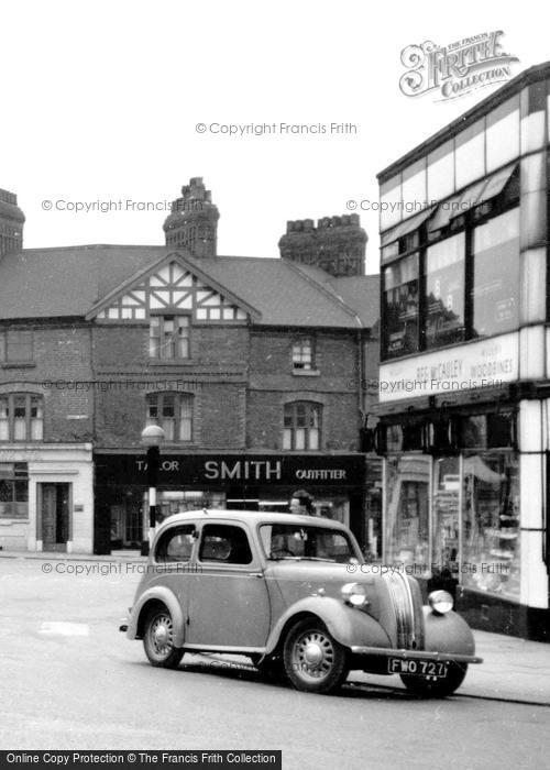 Photo of Normanton, Market Place, A Car c.1955