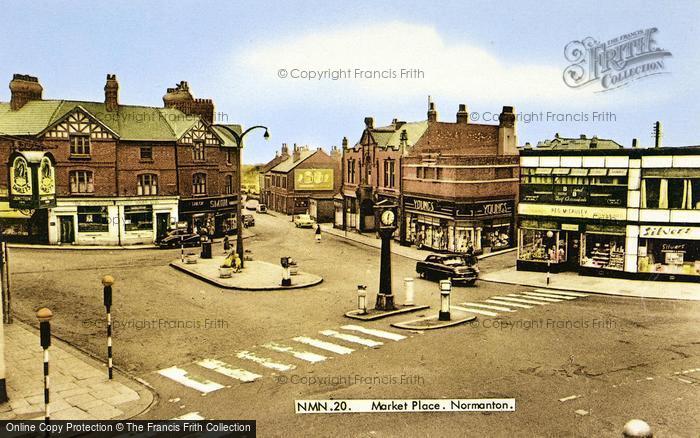 Photo of Normanton, Market Place c.1965