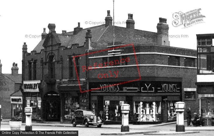 Photo of Normanton, Market Place, Young's Drapery Shop c1955