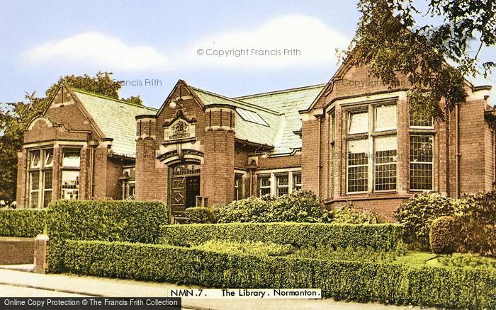 Photo of Normanton, The Library c.1955