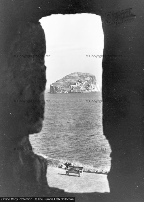 Photo of North Berwick, Bass Rock From Tantallon Castle c.1930