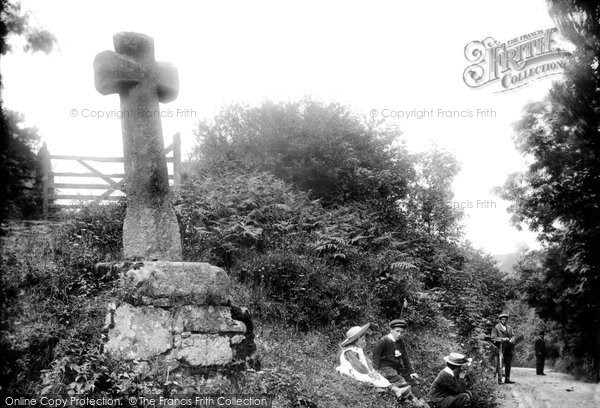Photo of North Bovey, Cross At Hele Farm 1907