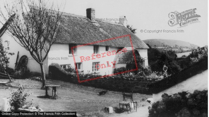 Photo of North Bovey, Old Cottages c.1960