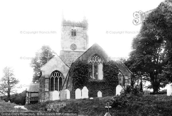 Photo of North Bovey, St John's Church 1907