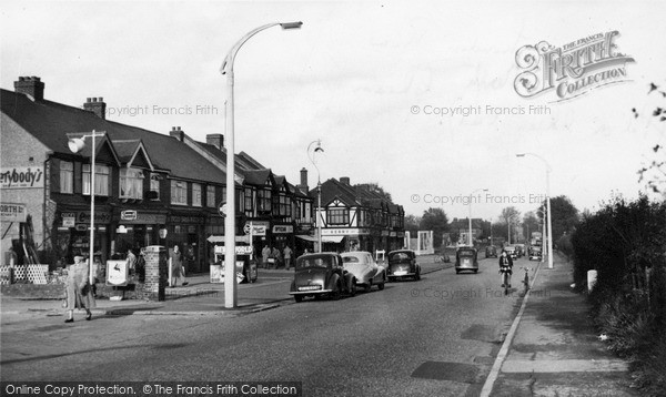 Photo of North Cheam, London Road c.1955